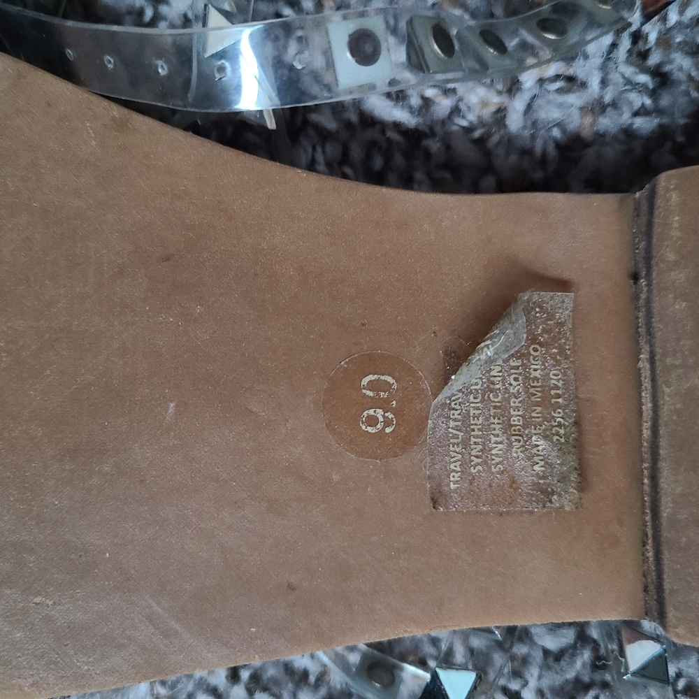 Steve Madden Travel Sandals Clear - Picture 3 of 6